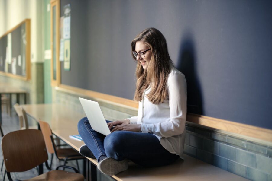 Laptop desk student
