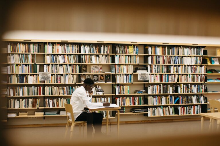 Library books research