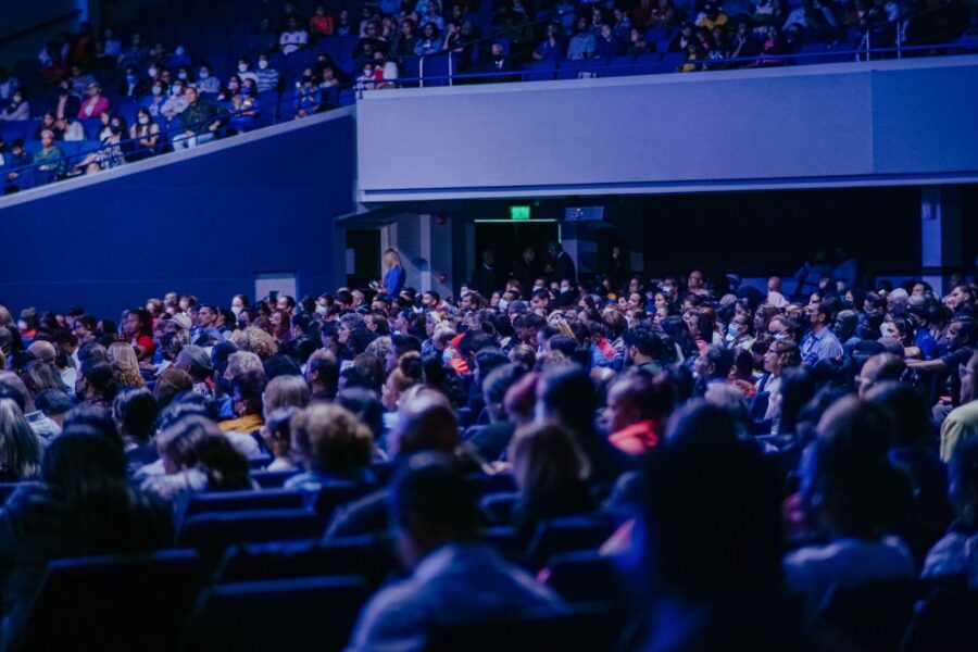 Academic conference audience