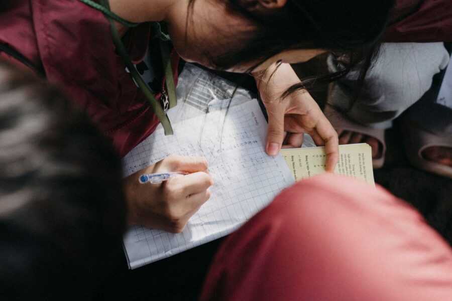 Student phone notebook