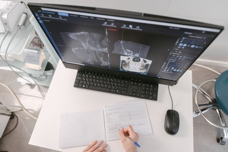 Researcher computer notes