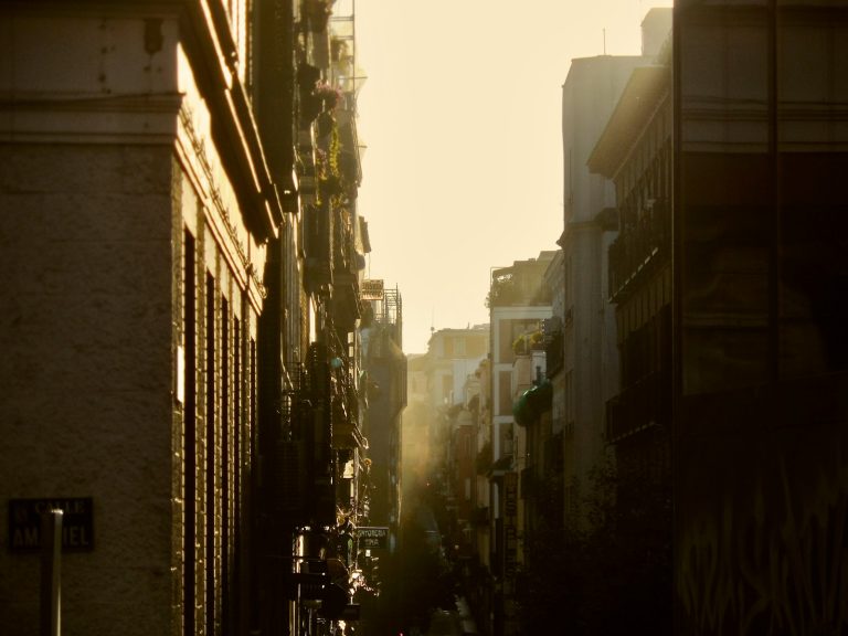 City street morning