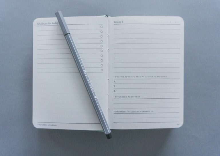 Habit tracking journal