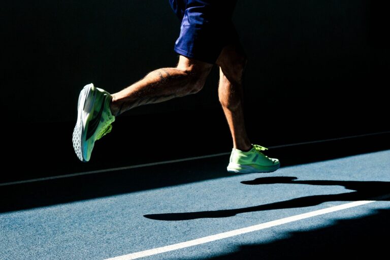 Runner training track