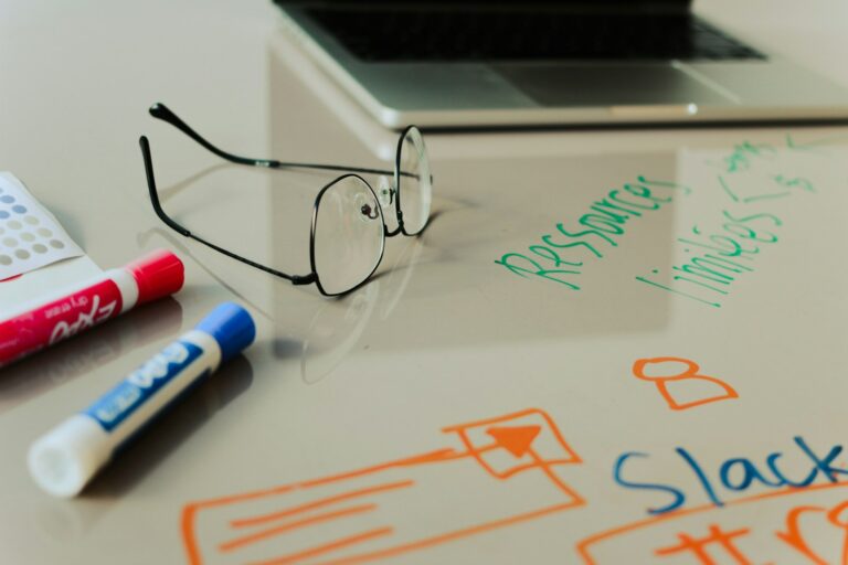 Study planner whiteboard