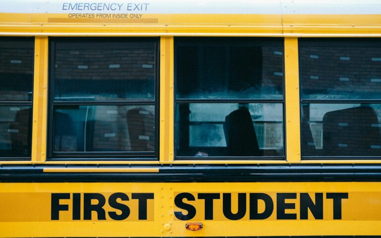 Student bus reading