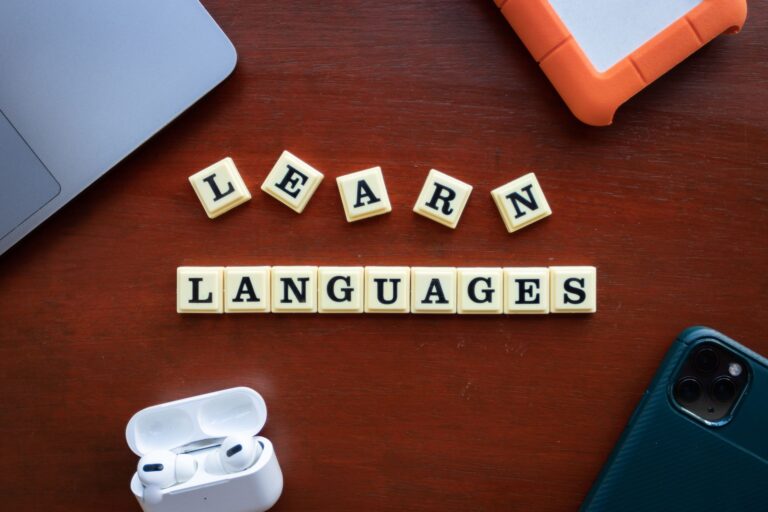 Language learning flashcards