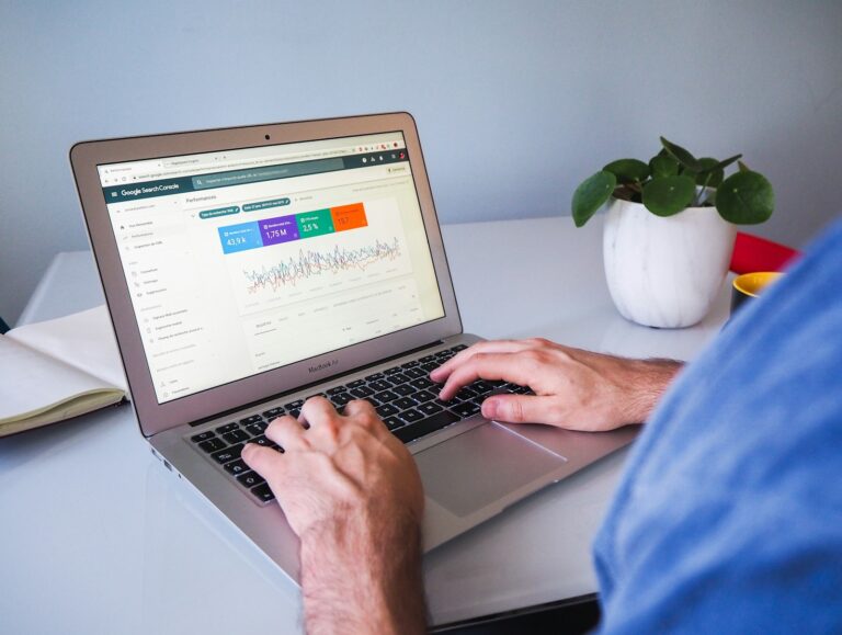 Person using online
