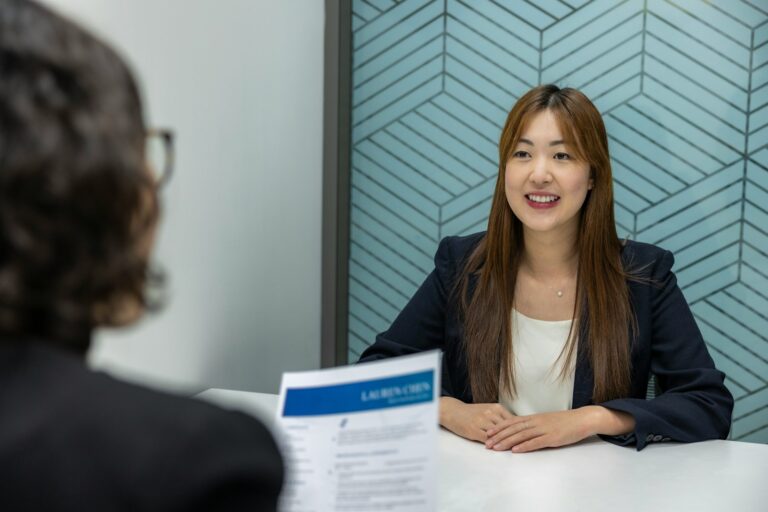 Researcher highlighting qualitative