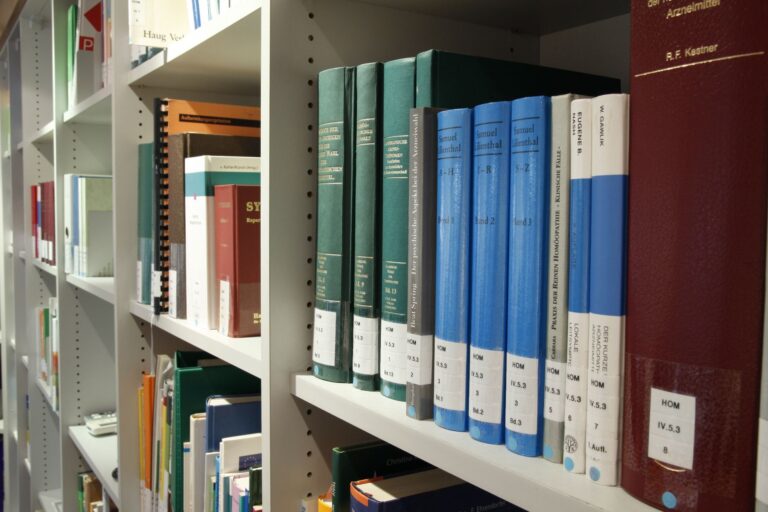 Library shelves academic
