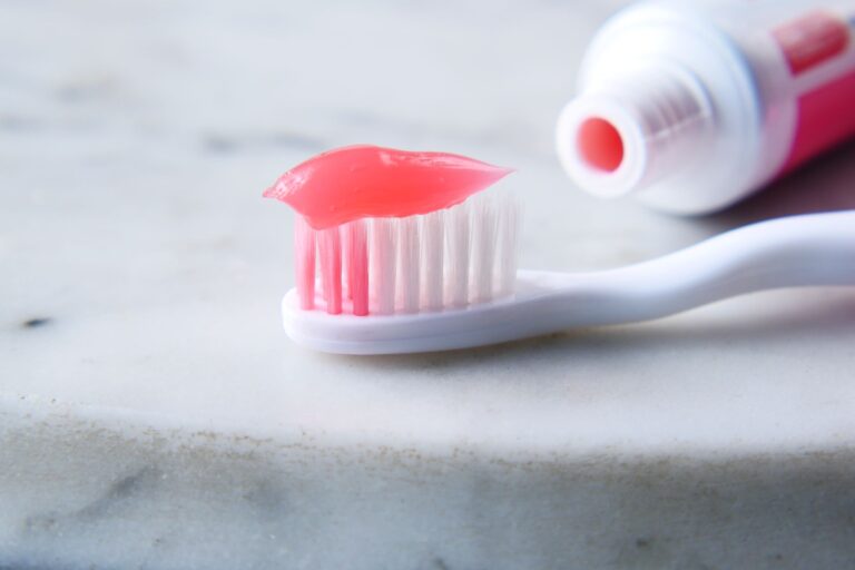 Toothbrush toothpaste bathroom