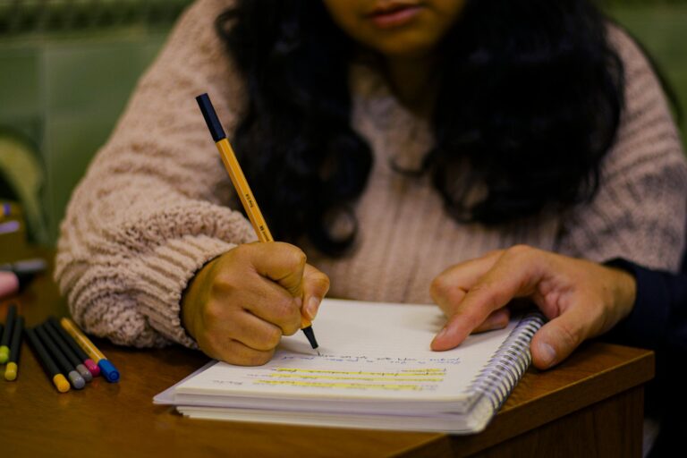 Student reading journal